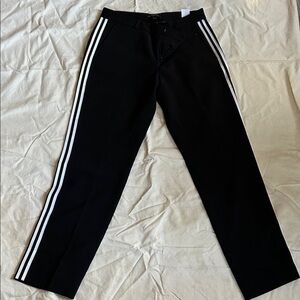 Banana Republic Avery Black Pants whit white trim
